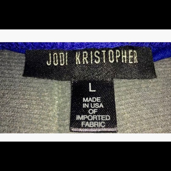 Jodi Kristopher Blue Dress 
Size Large (12-14) - Picture 3 of 4